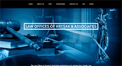 Desktop Screenshot of krysaklaw.com